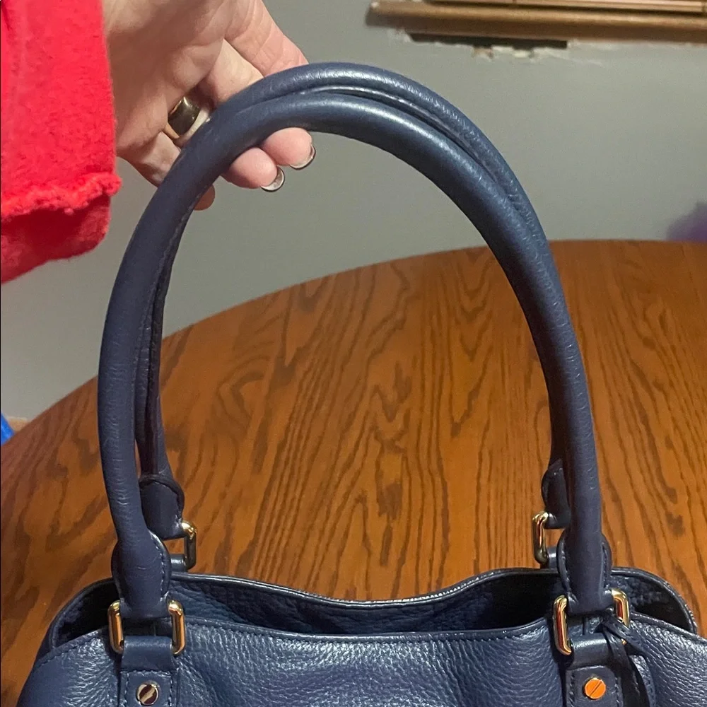 Michael Kors Bedford Satchel Dark Blue handbag - Picture 5 of 11